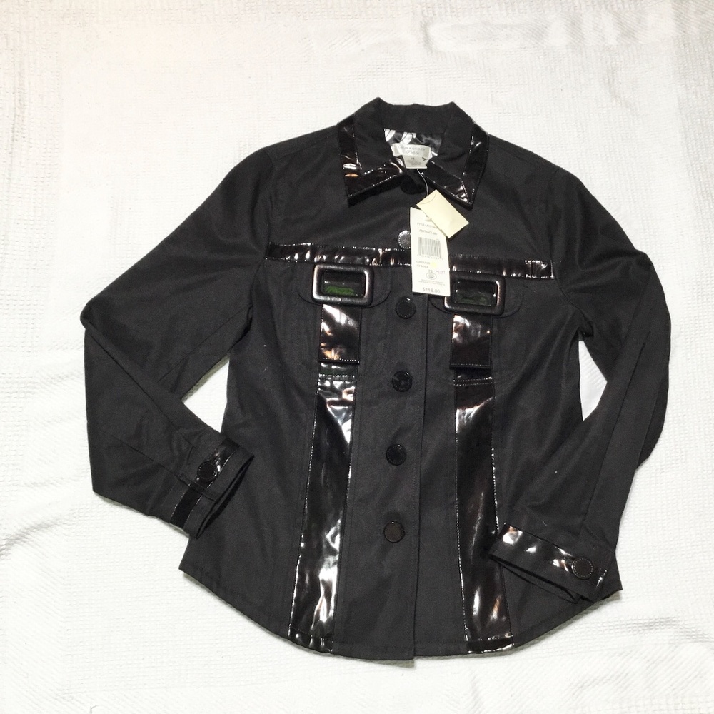 NWT $118 Laura Ashley Size S Petite Abstract Art Jacket Brand New!